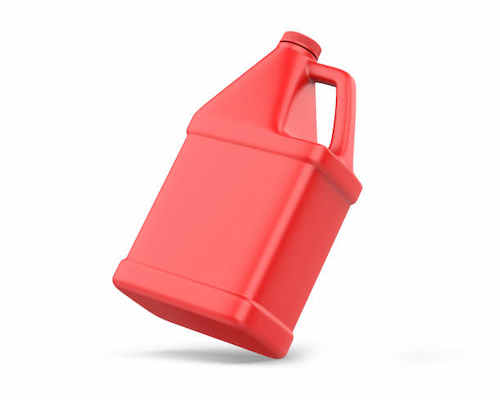 گالن پلاستیکی با بدنه مقاوم و تحمل فشار بالا